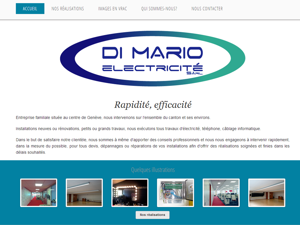 Di Mario electricité website