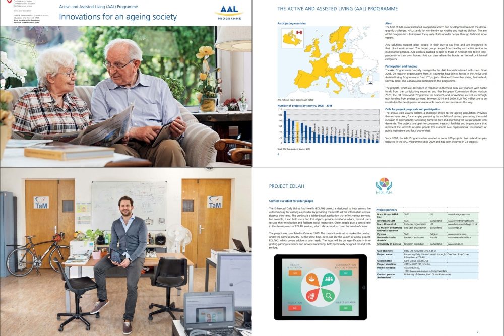 kevin salvi in aal research brochure